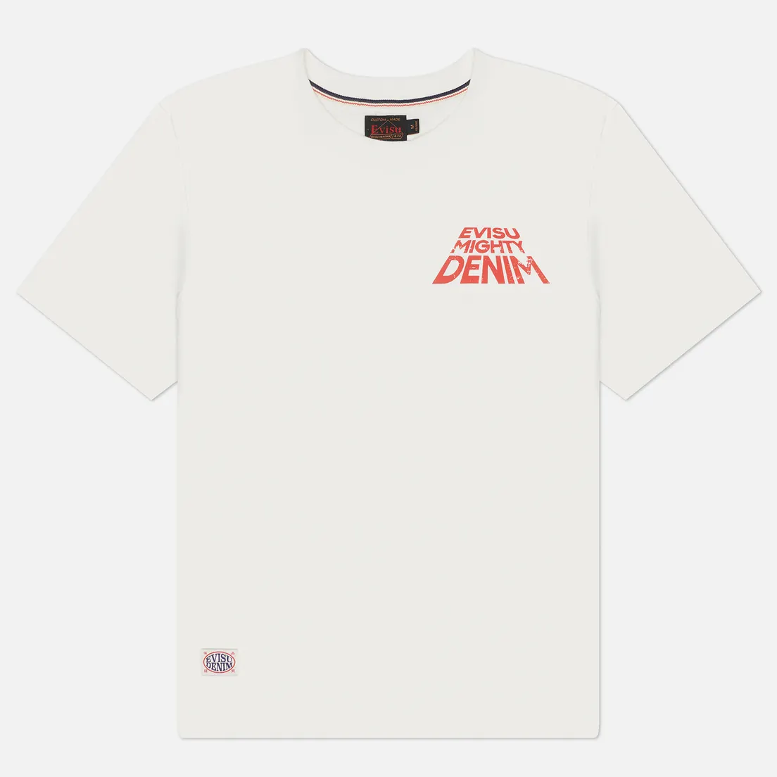 Evisu Мужская футболка Printed & Applique Embroidery Godhead