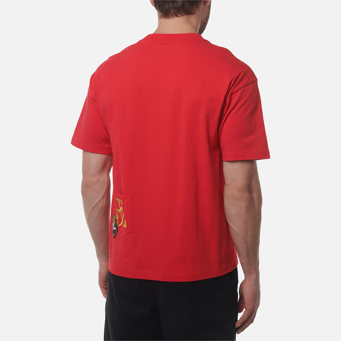 Evisu Мужская футболка Seagull Printed & Embroidery Mutli Pocket