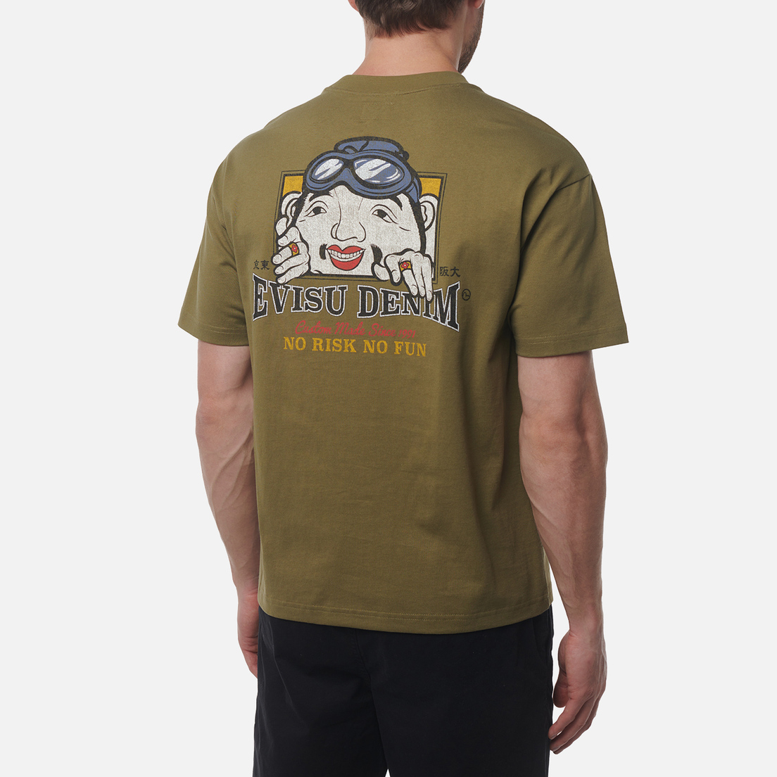 Evisu Мужская футболка Printed Godhead