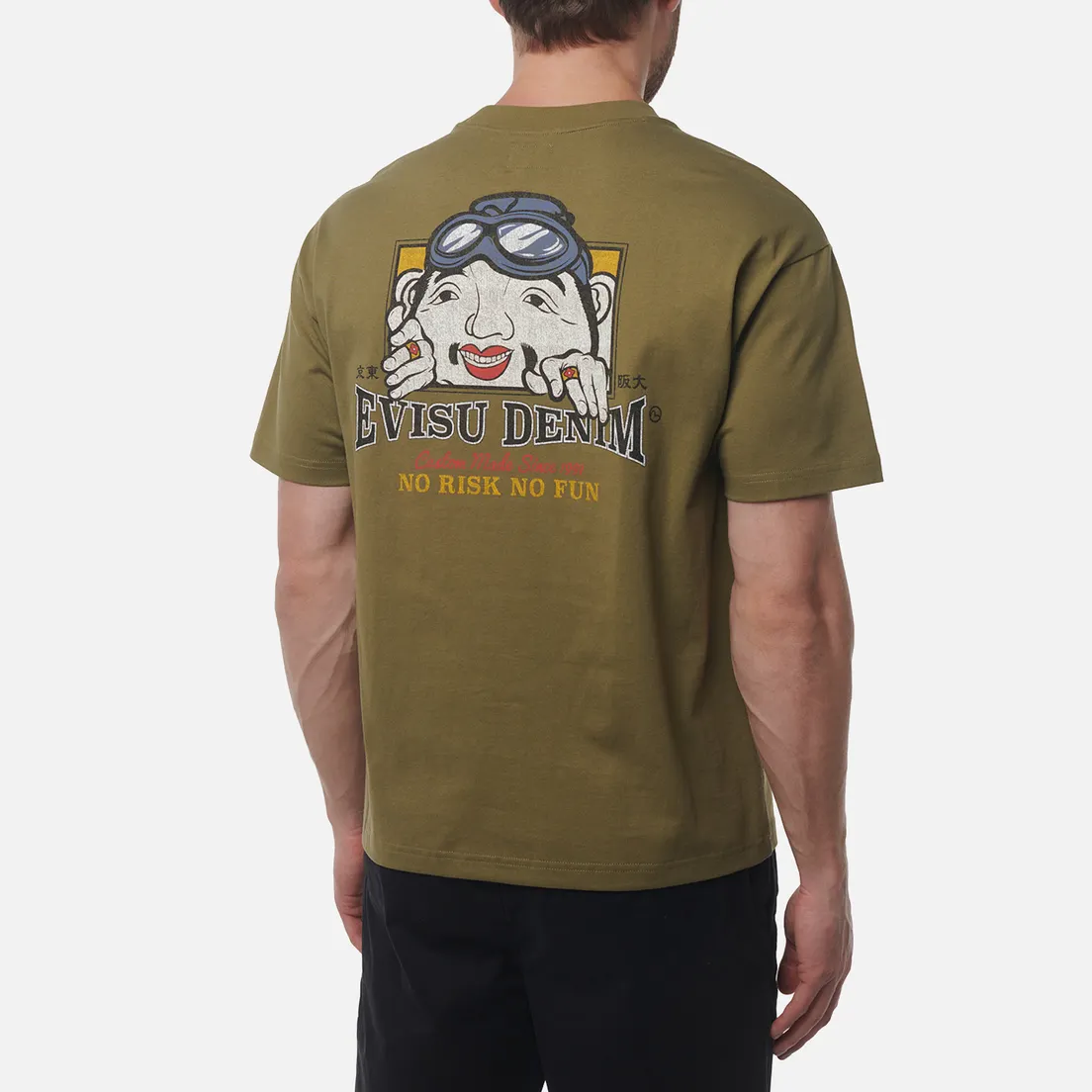 Evisu Мужская футболка Printed Godhead