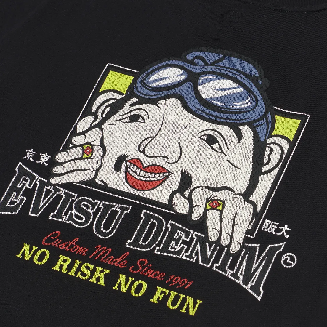 Evisu Мужская футболка Printed Godhead