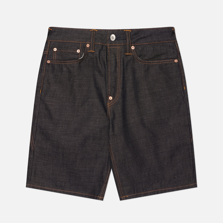 Мужские шорты Evisu Heritage Seagull Printed Pocket Denim, цвет синий, размер 34