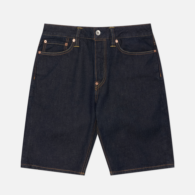 Мужские шорты Evisu Heritage Seagull & Kanji Printed Pocket Denim