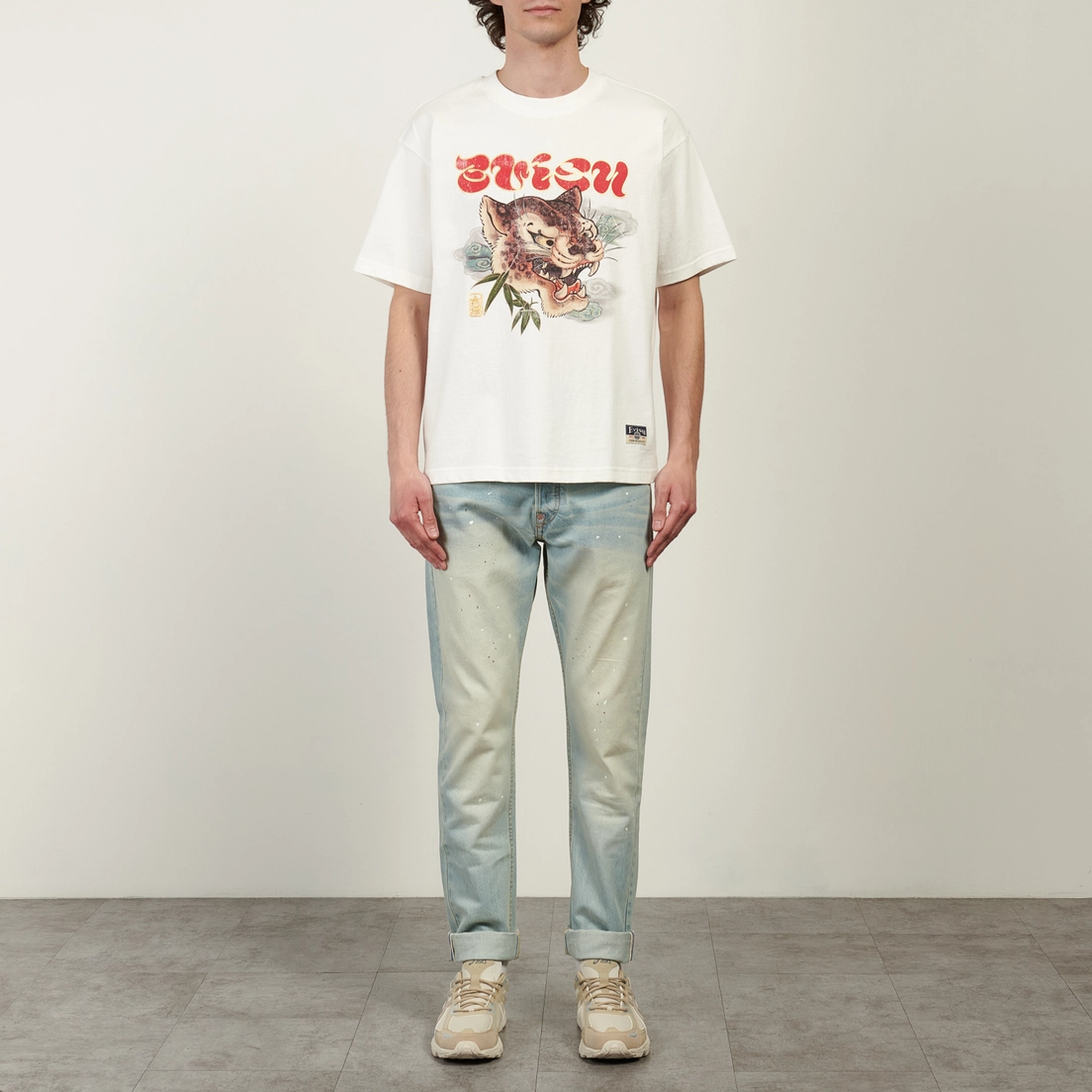 Evisu Мужские джинсы Heritage 7-Pocket Washed Seagull Print