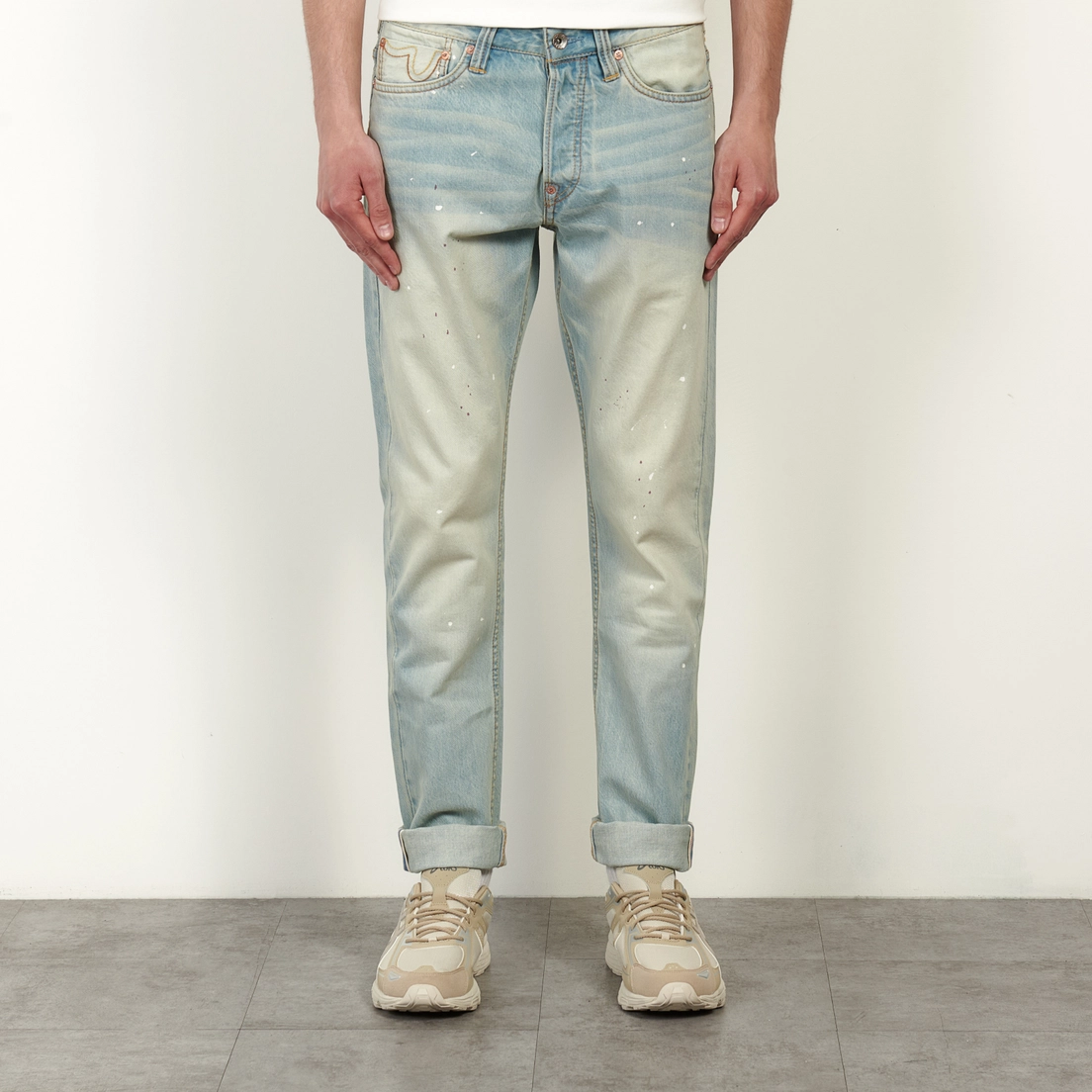 Evisu Мужские джинсы Heritage 7-Pocket Washed Seagull Print