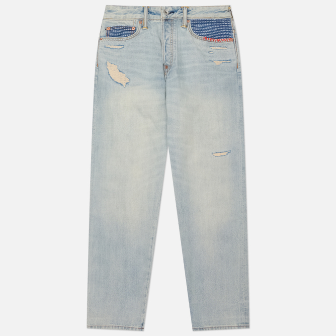 Мужские джинсы Evisu Heritage Inserted Boro Daicock