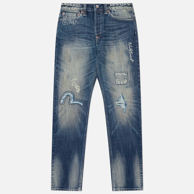 Мужские джинсы Evisu Heritage Hand-Drawn Printed