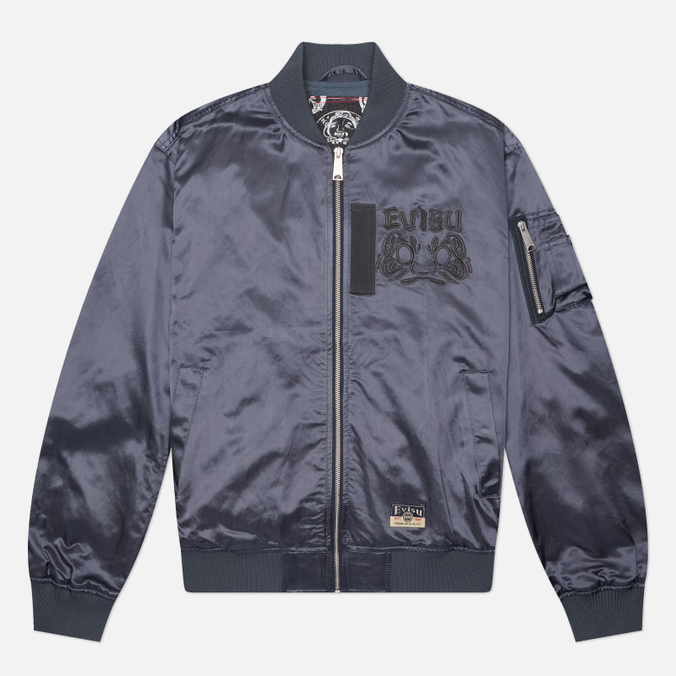 Мужская куртка бомбер Evisu Heritage Garment Dye Daruma Embroidery