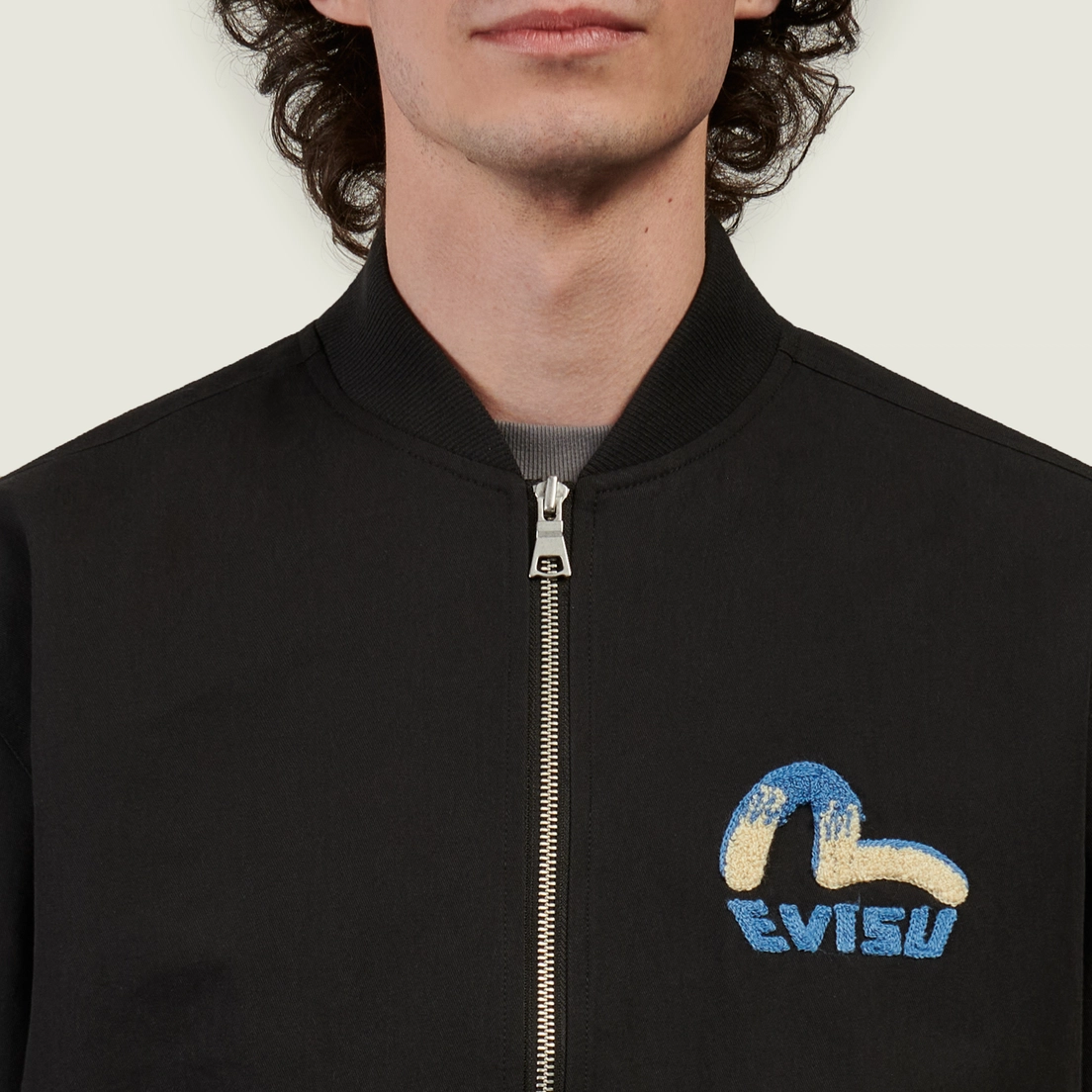 Evisu Мужская куртка бомбер Heritage Daicock Print