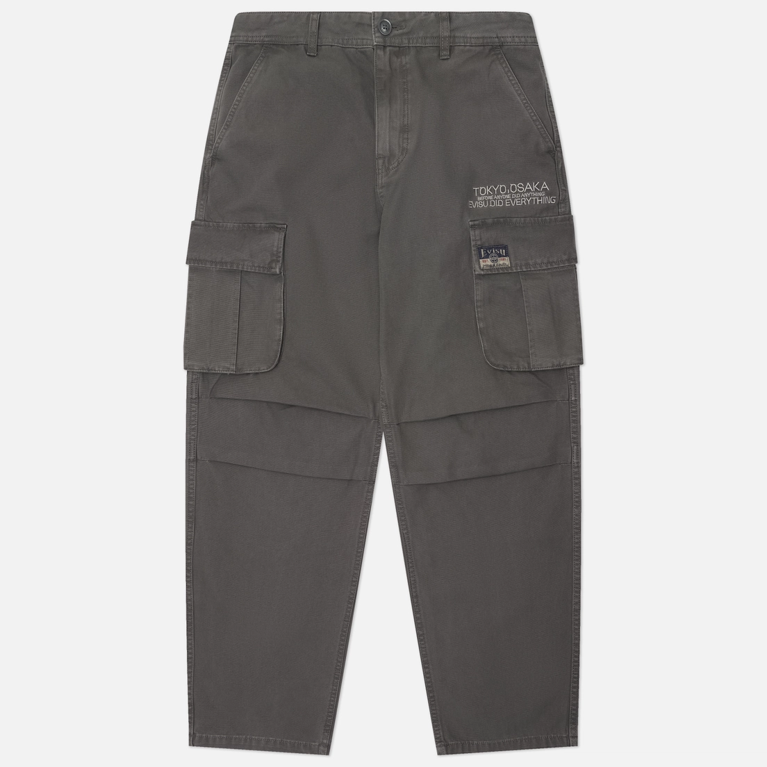 Evisu Мужские брюки Heritage Garment Dye Cargo Seagull Embroidery