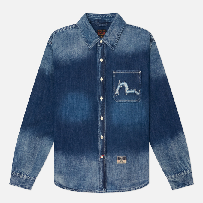 Мужская рубашка Evisu Heritage Washed Denim