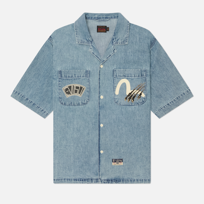 Мужская рубашка Evisu Heritage Denim Worker