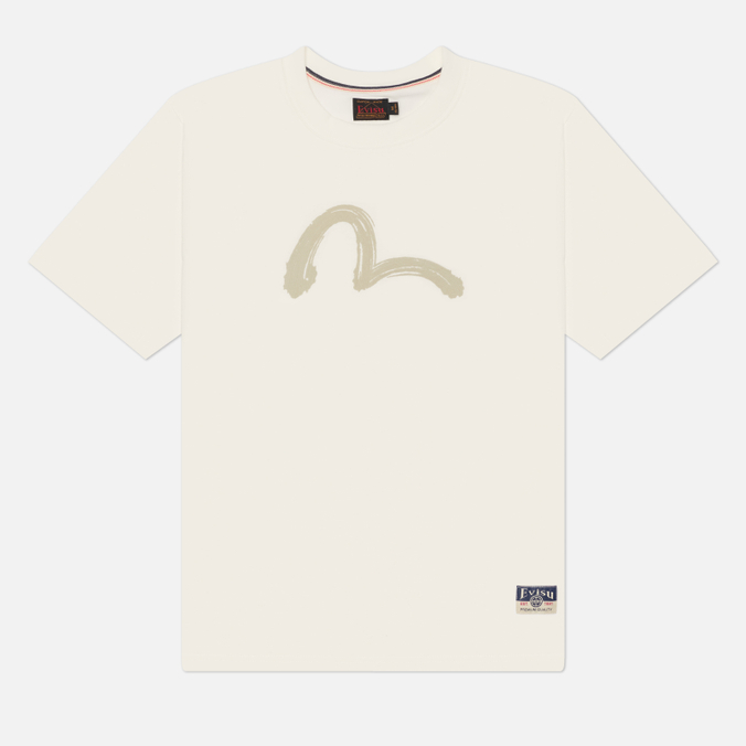 Мужская футболка Evisu Heritage Hand Brush Seagull Printed