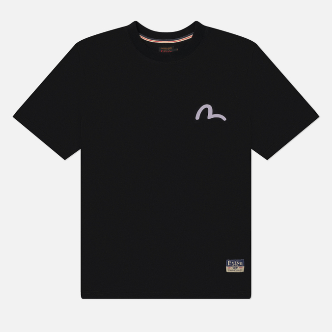 Мужская футболка Evisu Heritage Inserted Godhead Kerchief Logo Embroidery