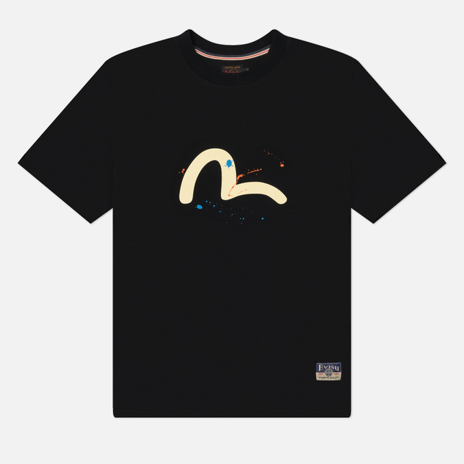 Мужская футболка Evisu Heritage Seagull & Daicock Printed Splash