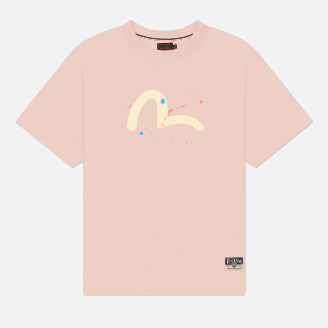 Мужская футболка Evisu Heritage Seagull & Daicock Printed Splash