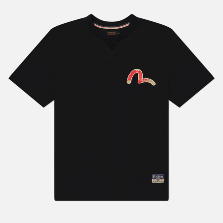 Мужская футболка Evisu Heritage Kanji Printed, цвет чёрный, размер S