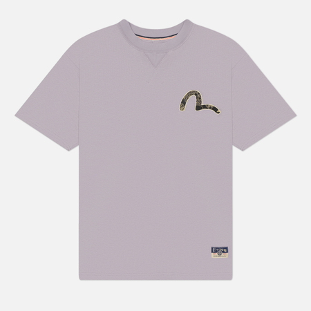 Мужская футболка Evisu Heritage Kanji Printed, цвет фиолетовый, размер XXL