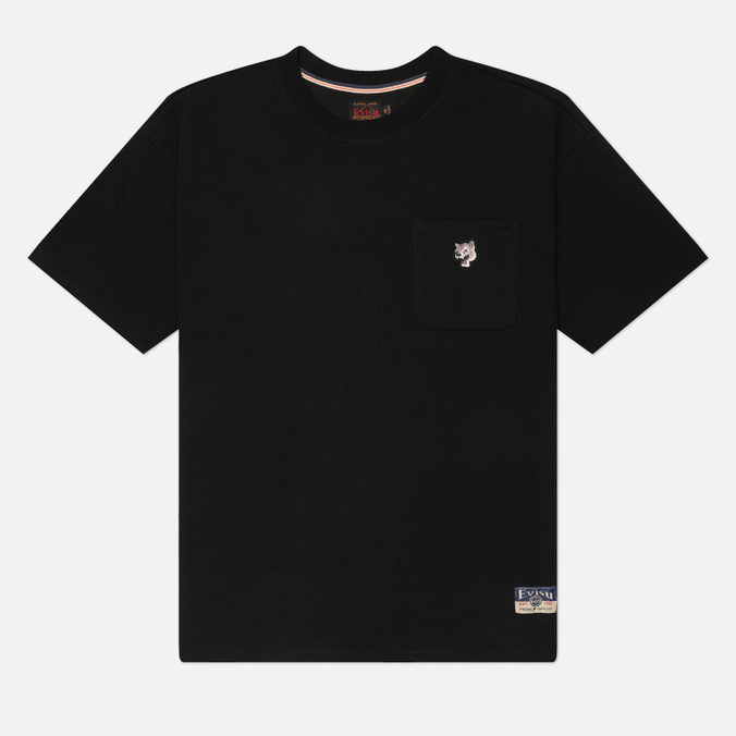 Мужская футболка Evisu Heritage Leopard Embroidery Badge Patch Pocket