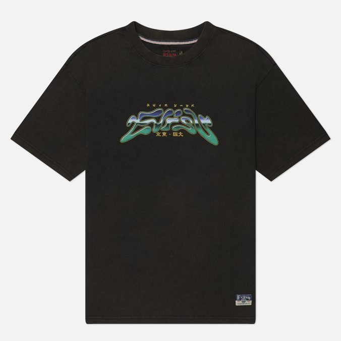 Мужская футболка Evisu Heritage Neon Leopard Printed