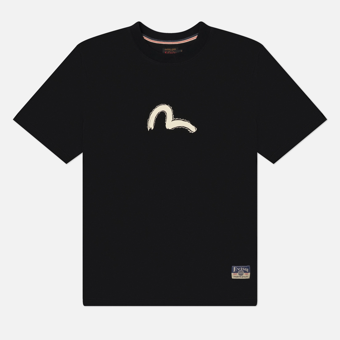 Evisu Мужская футболка Heritage Hand Brush Daicock Printed