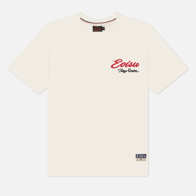 Мужская футболка Evisu Heritage Duo Leopard Printed & Embroidery