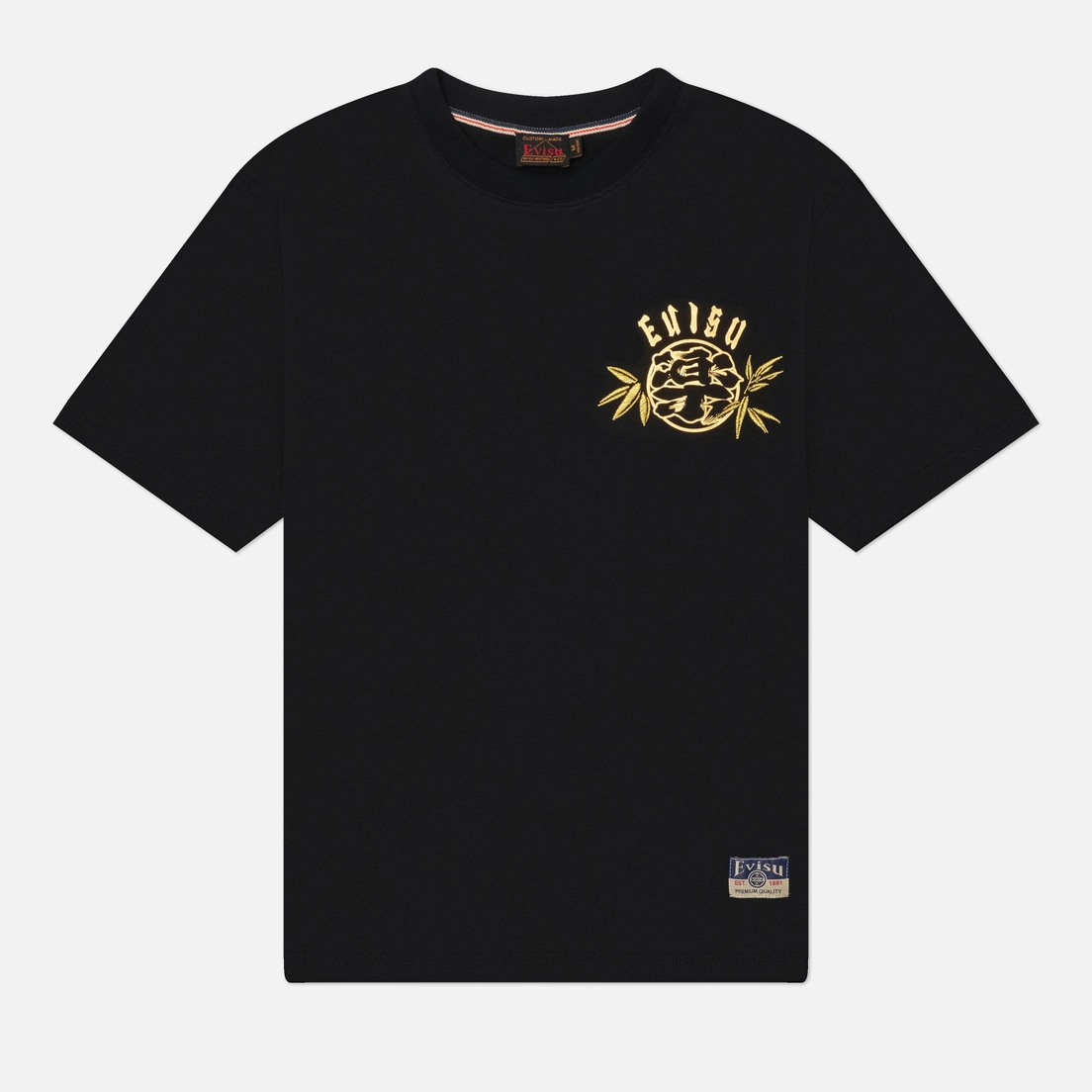 Evisu Мужская футболка Heritage Kanji Leopard Printed