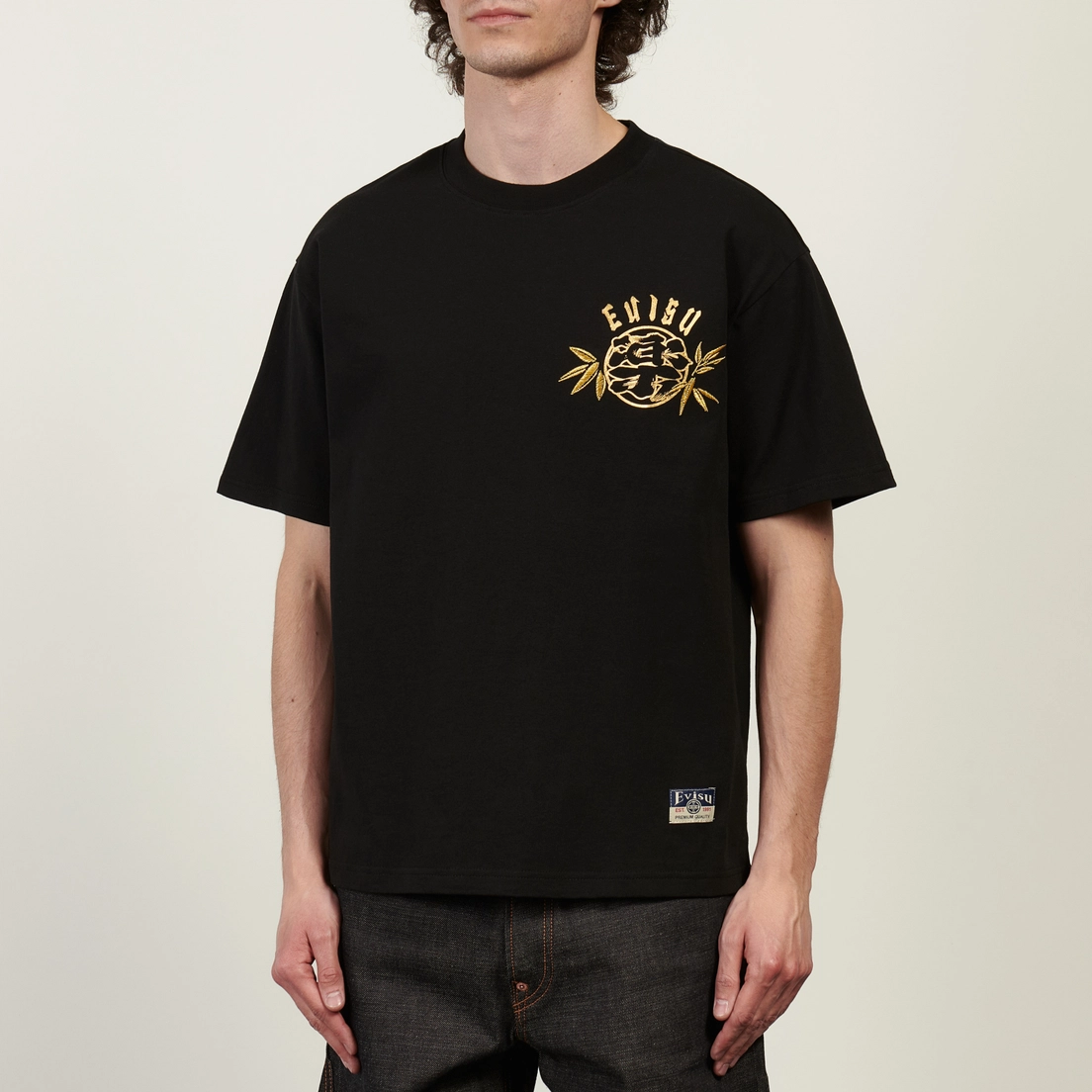 Evisu Мужская футболка Heritage Kanji Leopard Printed