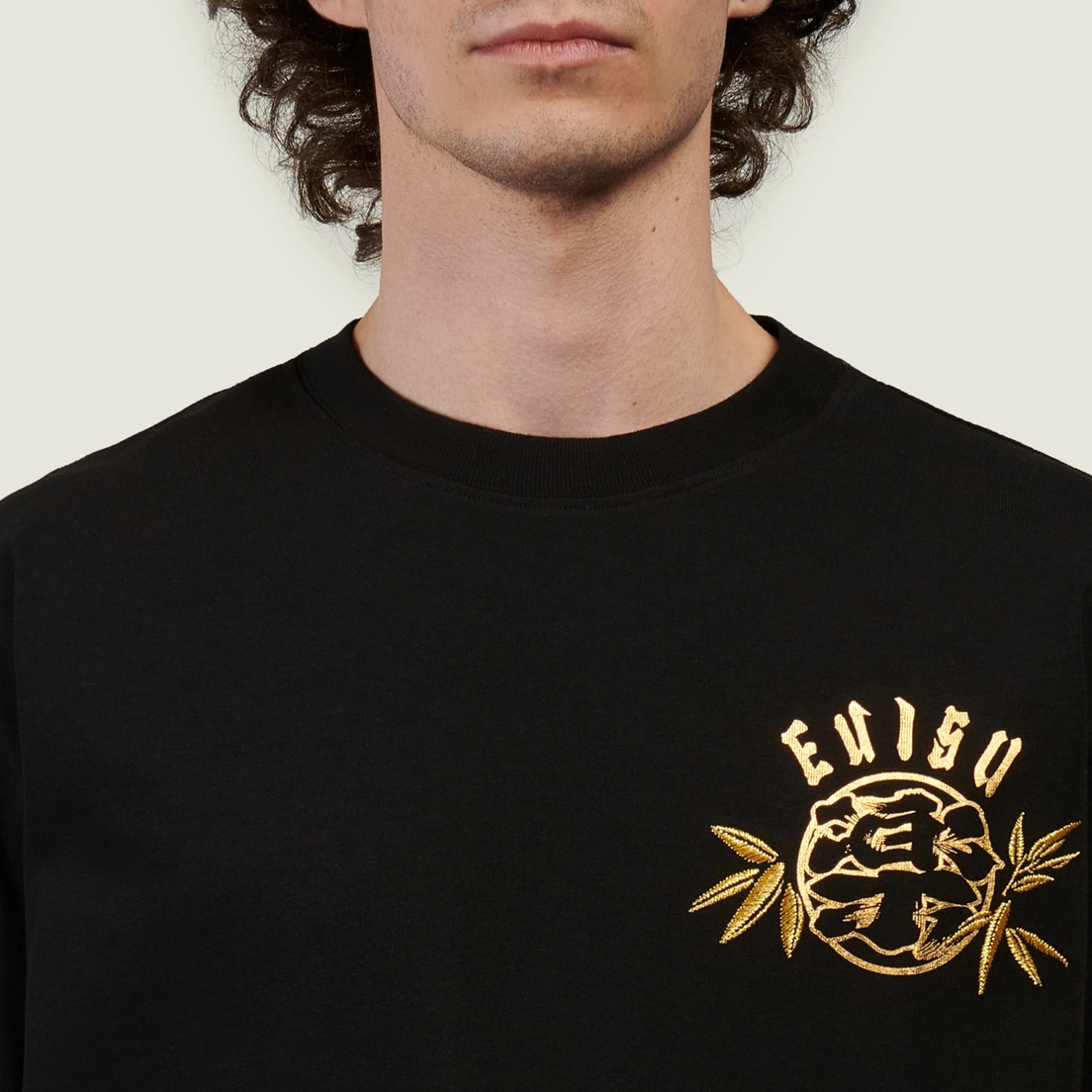 Evisu Мужская футболка Heritage Kanji Leopard Printed