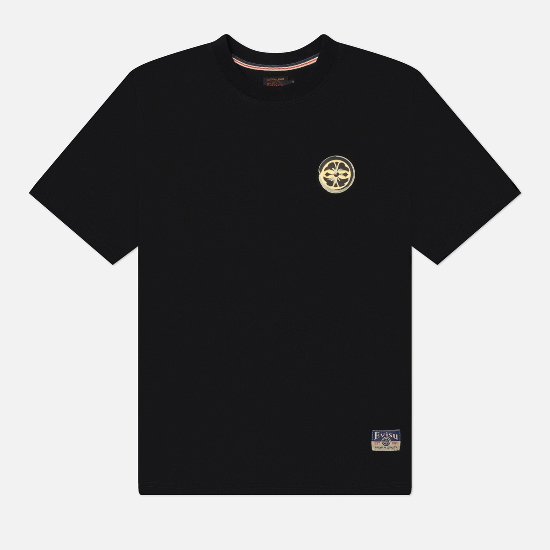 Evisu Мужская футболка Heritage Multi-Pocket Foil Print