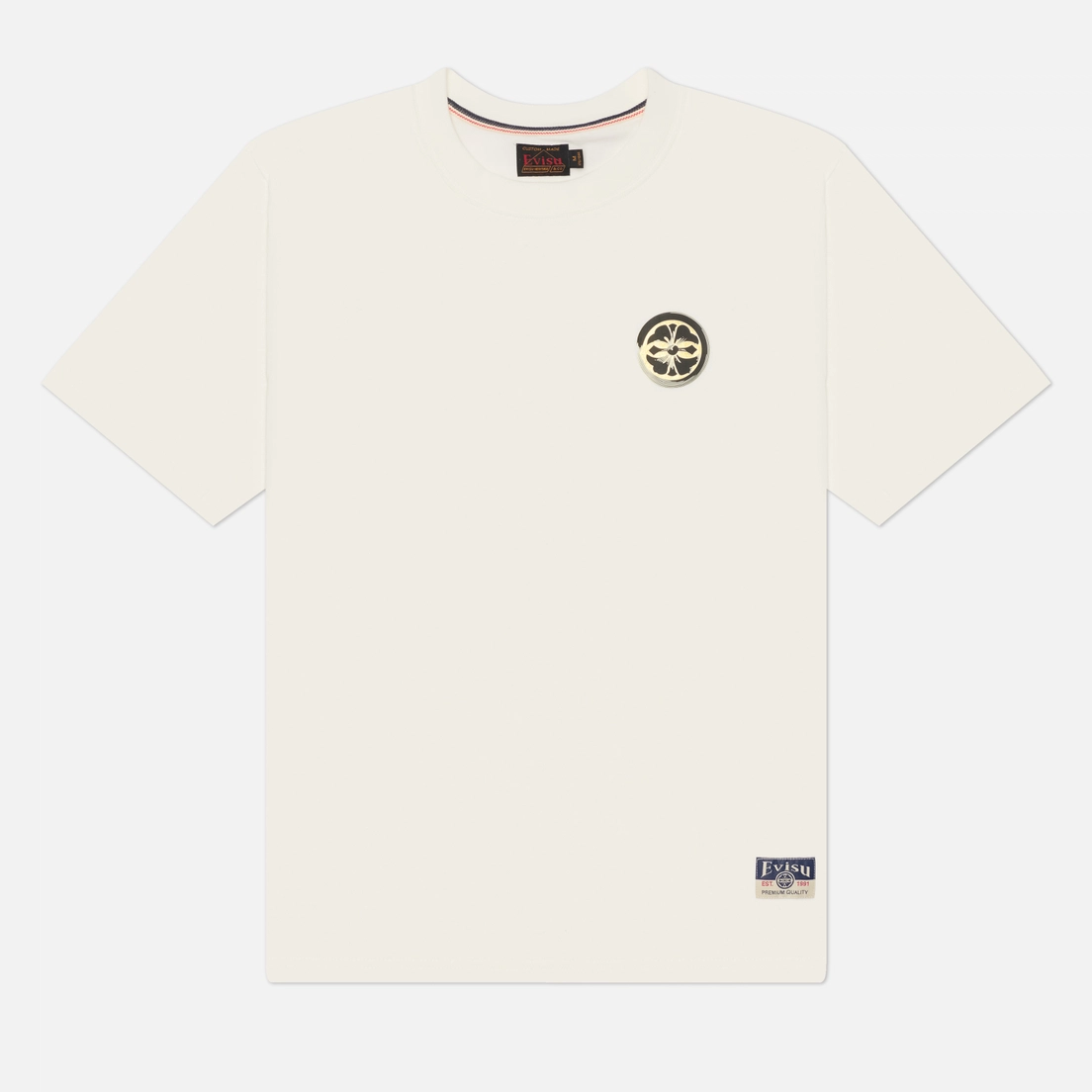 Evisu Мужская футболка Heritage Multi-Pocket Foil Print