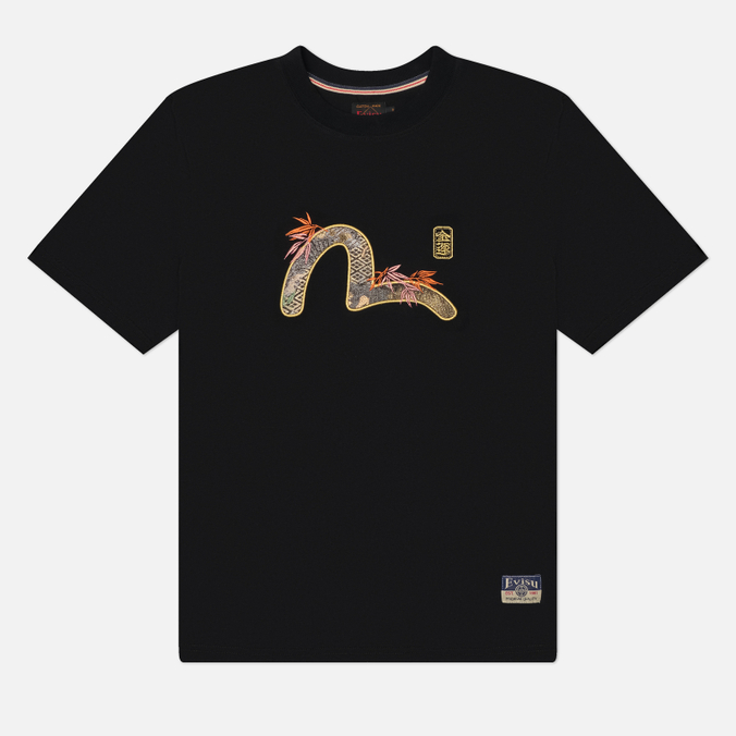 Мужская футболка Evisu Heritage Brocade Seagull Applique