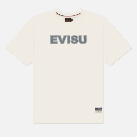Мужская футболка Evisu Heritage Kamon Applique, цвет белый, размер XXL