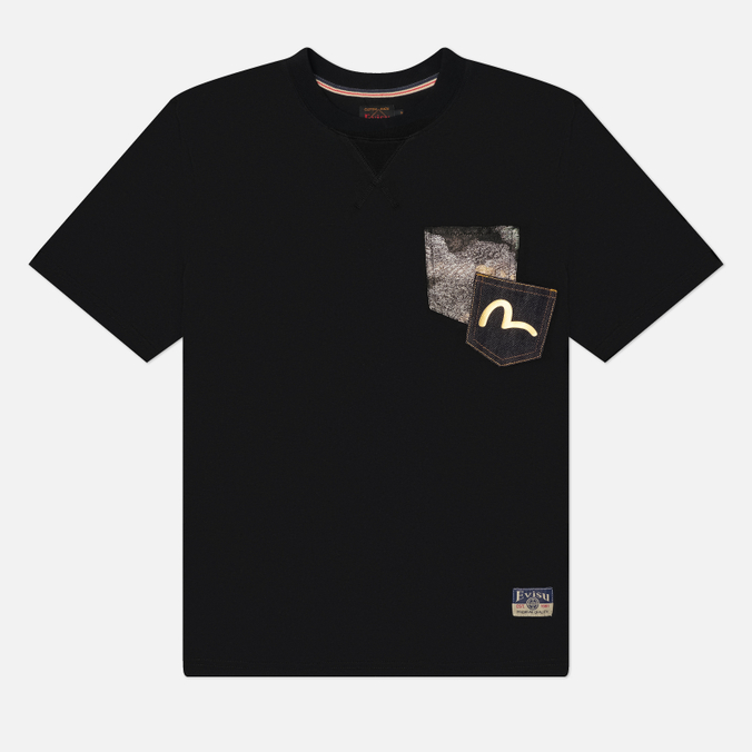 Мужская футболка Evisu Heritage Brocade Patch Pocket
