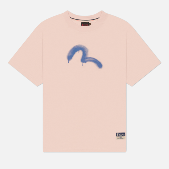 Мужская футболка Evisu Heritage Angel & Graffiti Slogan Printed
