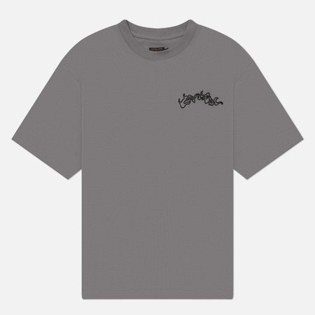 Мужская футболка Evisu Heritage Skull Samurai, цвет серый, размер M