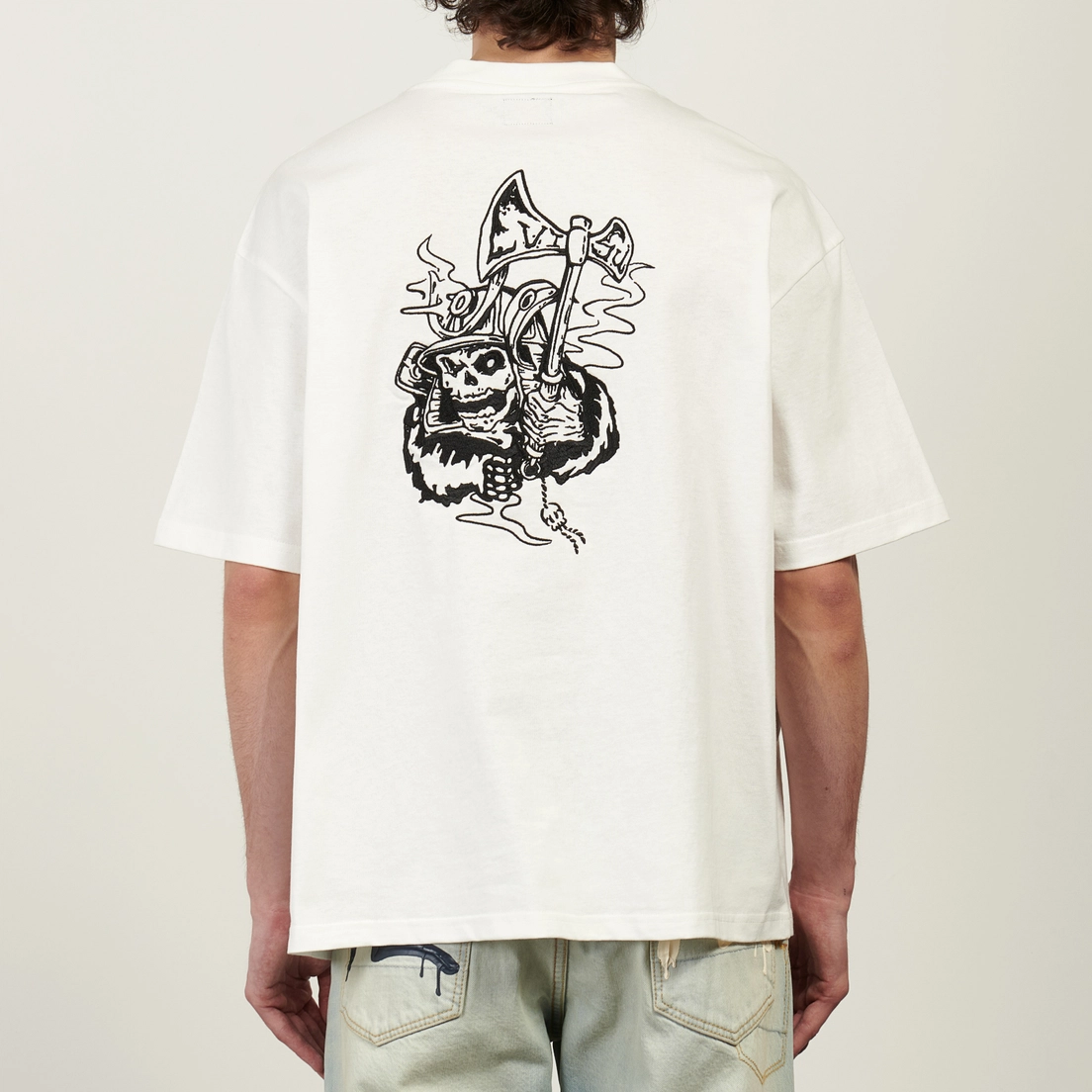 Evisu Мужская футболка Heritage Skull Samurai