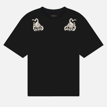 Мужская футболка Evisu Heritage Scorpio, цвет чёрный, размер S