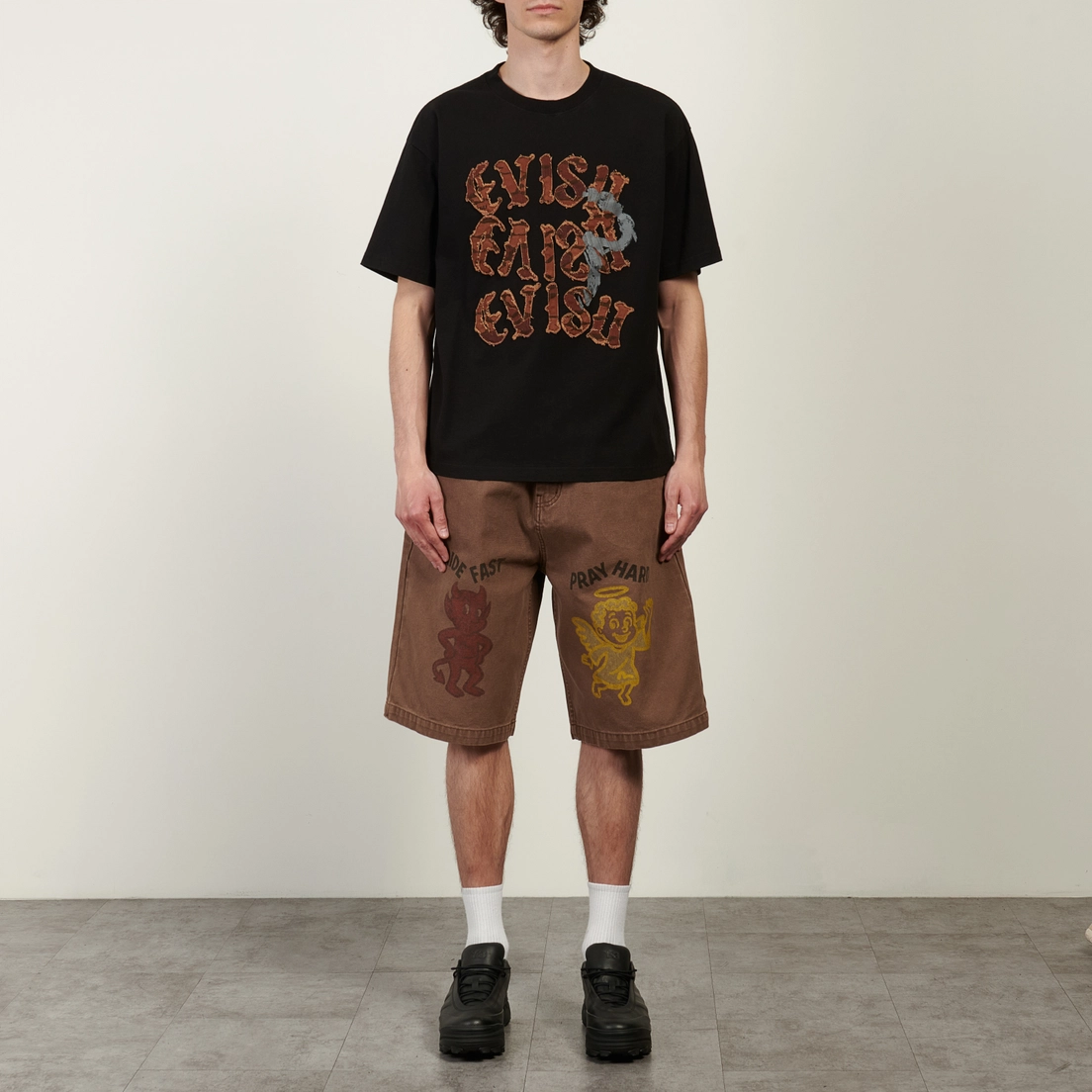 Evisu Мужская футболка Heritage Distressed Camo Evisu