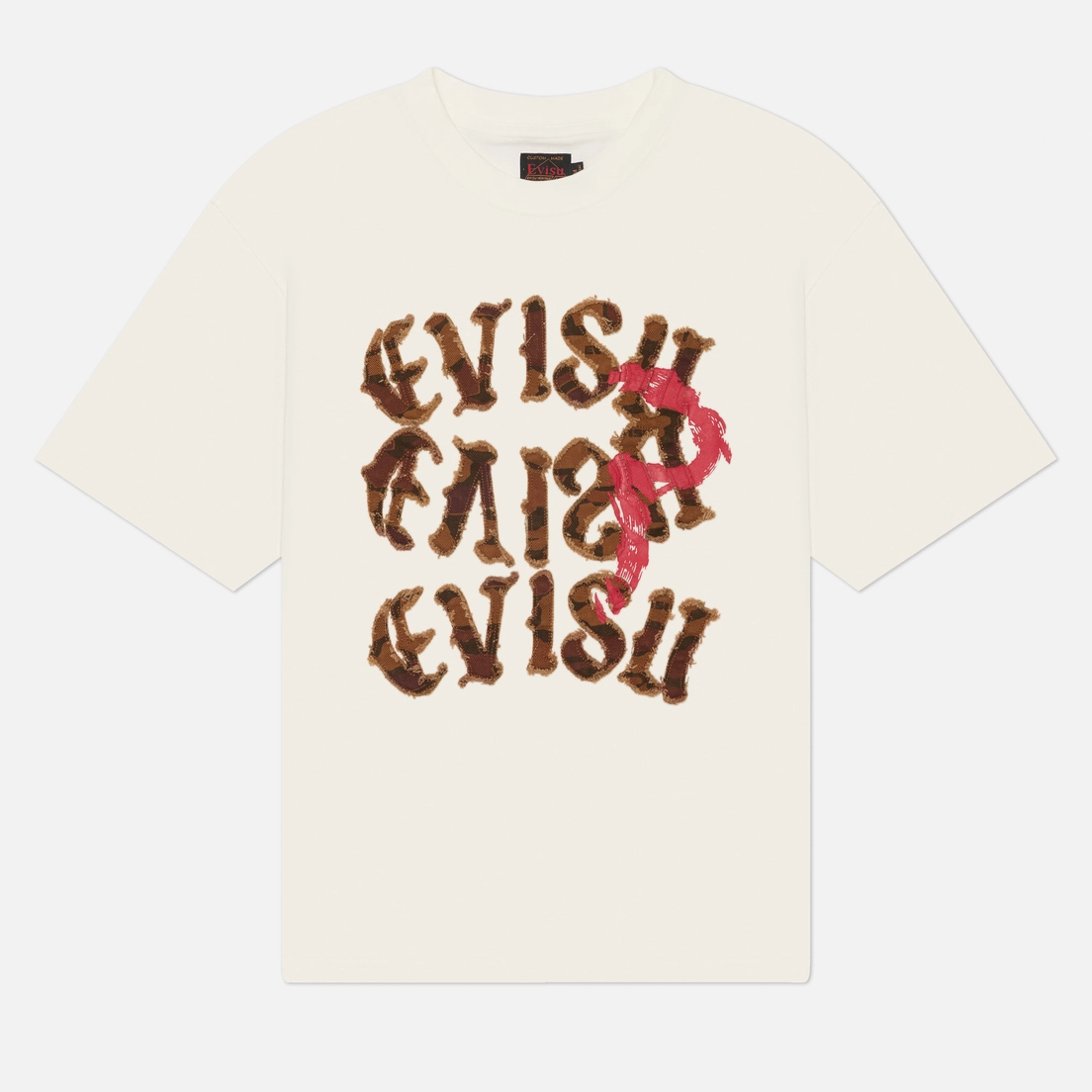 Evisu Мужская футболка Heritage Distressed Camo Evisu