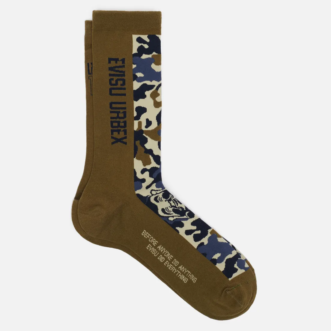 Evisu Носки Heritage Color Blocking Camouflage Long