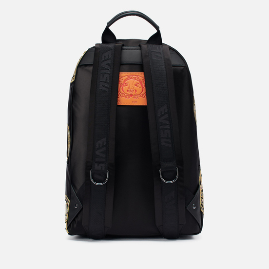 Рюкзак Evisu Brocade Applique Kamon & Evisu Logo Embroidered Black