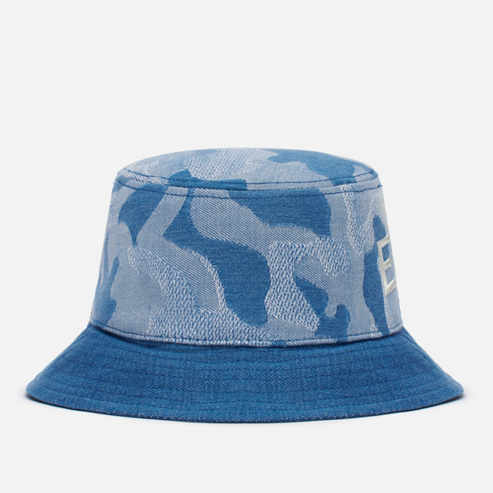 Панама Evisu Two-Tone Denim Blocking Printed Godhead Camo