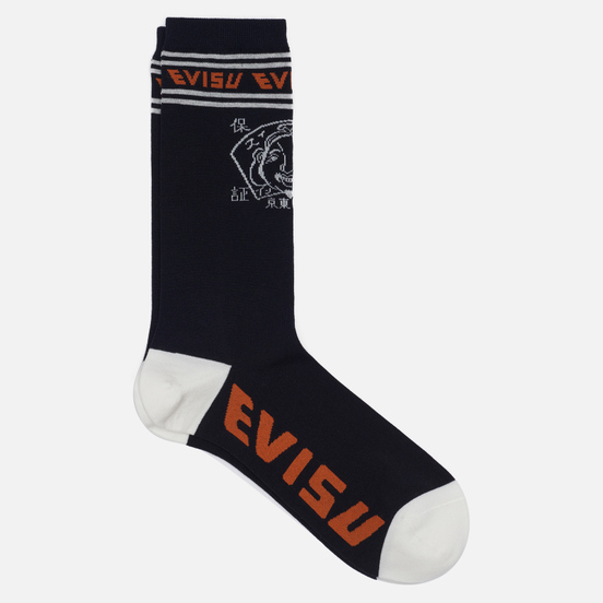 Носки Evisu Jacquard Godhead Short Black