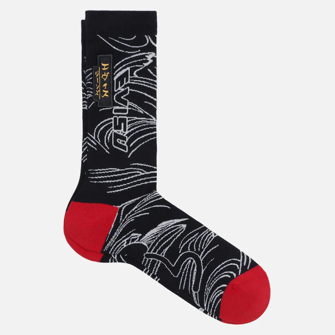 Evisu Носки Wave Pattern Jacquard Long