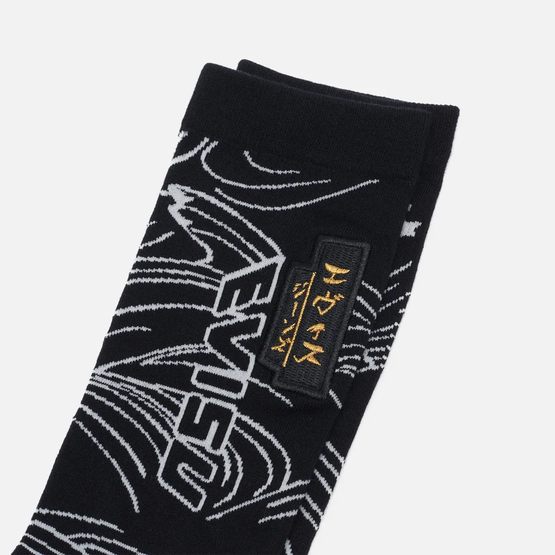 Evisu Носки Wave Pattern Jacquard Long