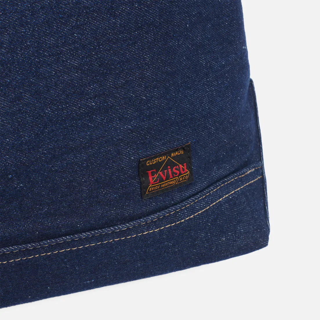 Evisu Сумка Hand Brush Seagull Print Denim Tote