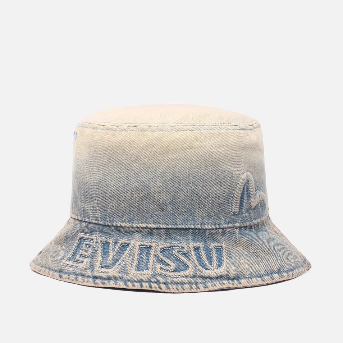 Evisu Панама Seagull & Evisu Embossed Denim
