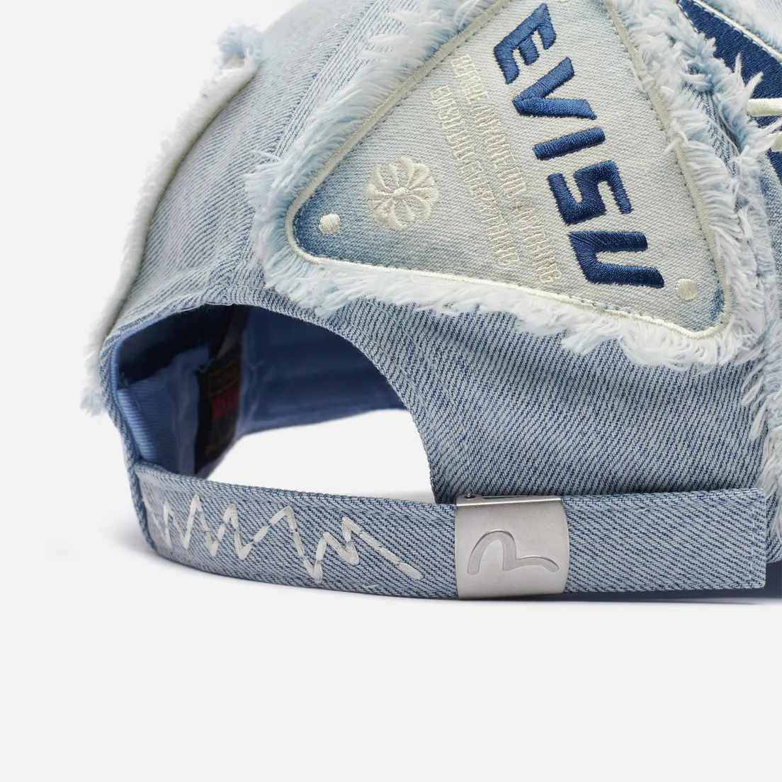 Evisu Кепка Multi Enlarged Badges Destoryed Denim