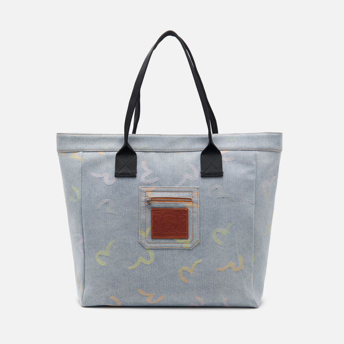 Сумка Evisu Heritage All Over Seagull Jacquard Denim Tote
